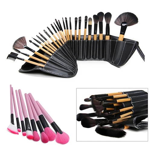 

2016 New 24 Pcs Professional Makeup Brushes Cosmetic Powder Foundation Make Brush Set 08WG