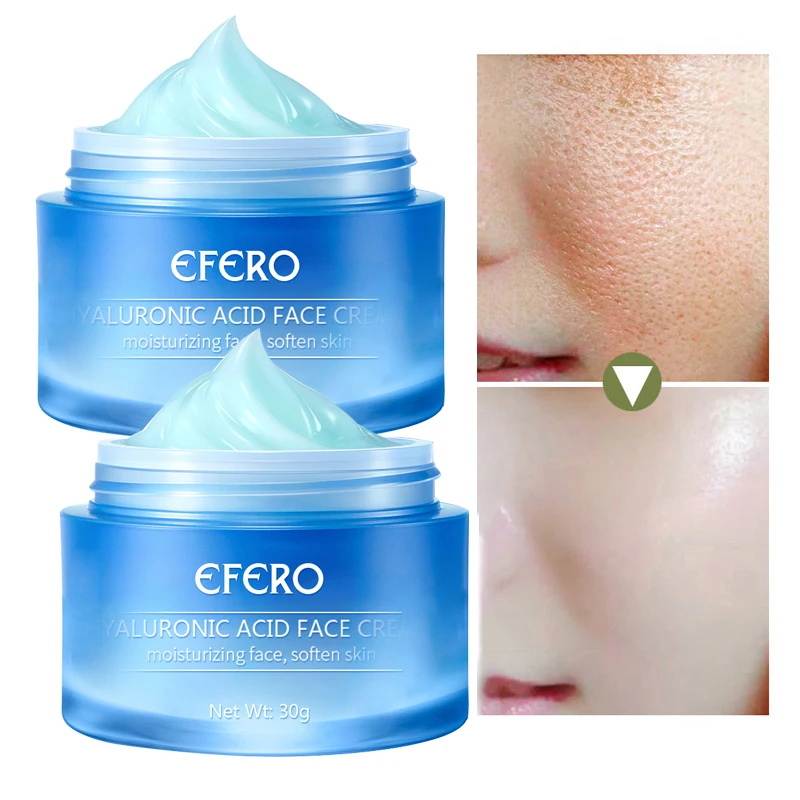 Moisturizing Day Creams Hyaluronic Acid Argireline Face Cream Anti-Aging Winkles Acne Treatment Skin Care Face Cream TSLM1