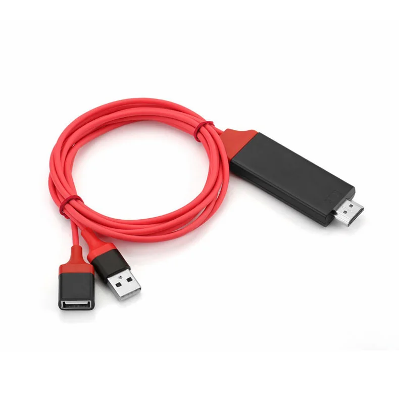 USB Женский HDMI кабель HD ТВ телефона адаптер для iPhone XS MAX XR 6 7 8 плюс samsung galaxy S8 S9 S10 Note8 Note9 Android iOS ТВ