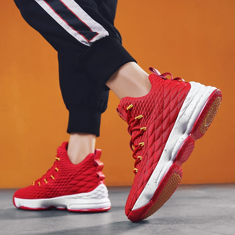 حار بيع حذاء كرة السلة ليبرون جيمس عالية توب جيم التدريب الأحذية حذاء من الجلد في الهواء الطلق الرجال رياضية رياضية الرياضة الأردن حار بيع حذاء كرة السلة ليبرون جيمس عالية توب جيم التدريب الأحذية حذاء من الجلد في الهواء الطلق الرجال رياضية رياضية الرياضة الأردن