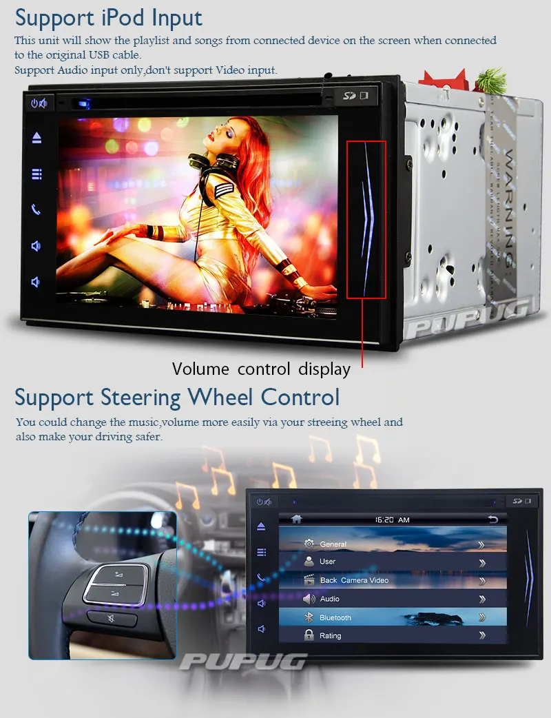 Discount 2 Din SD Car DVD Player USB Video Car Stereo Autoradio FM AM Radio In Dash Head Unit Bluetooth 6.2" TouchScreen Remote control 2 Discount 2 Din SD Car DVD Player USB Video Car Stereo Autoradio FM AM Radio In Dash Head Unit Bluetooth 6.2" TouchScreen Remote control 2