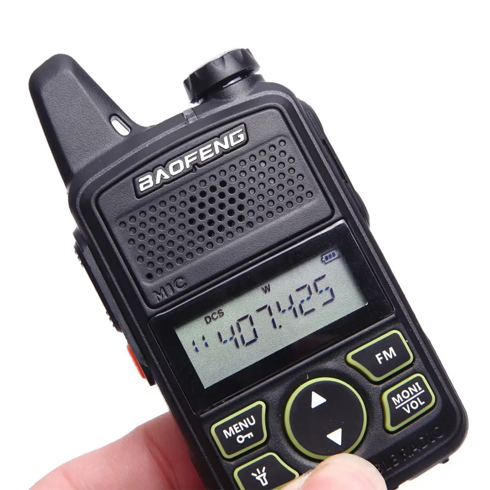 BaoFeng BF T1 20 channels Mini walkie talkie ultra thin micro driving 400-470MHz BaoFeng Hotel civilian walkie talkie