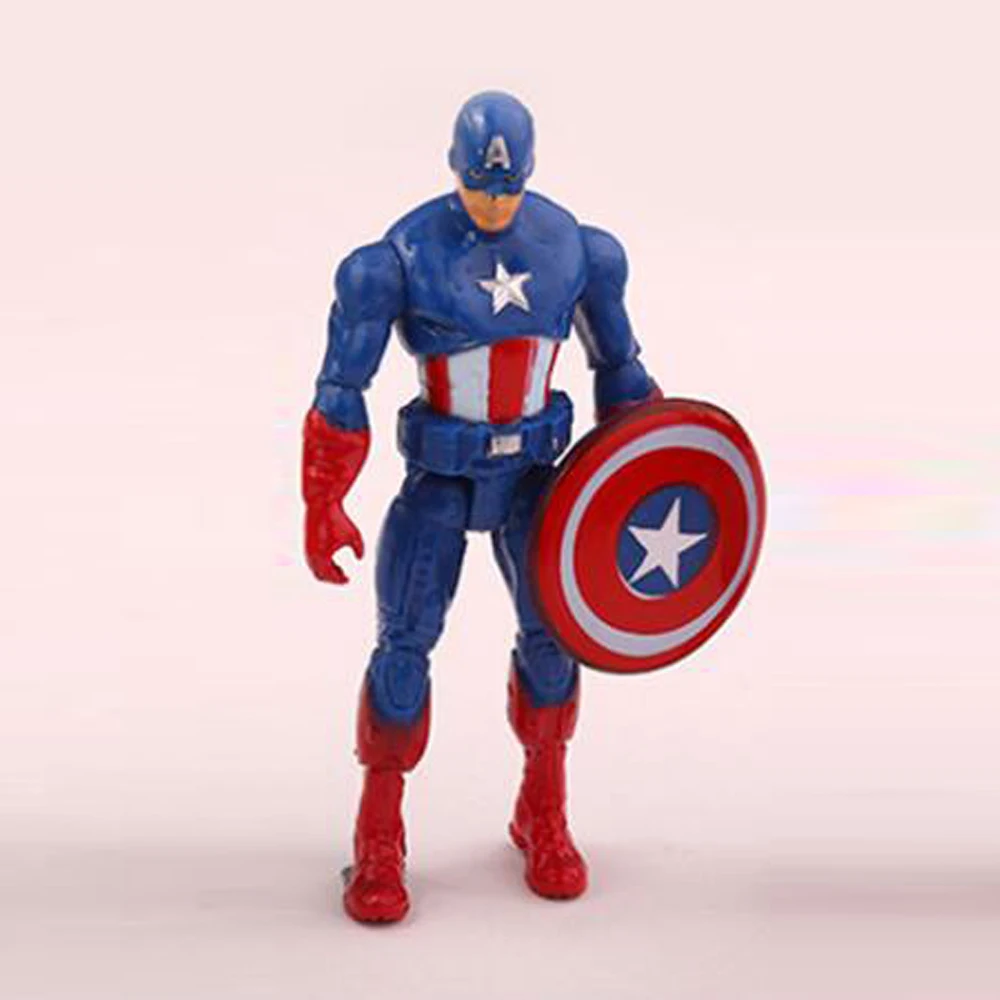 Disney Manway Мстители, Супермен, американский капитан рейтеон, Халк, подвижный торт Топпер, креативные детские куклы