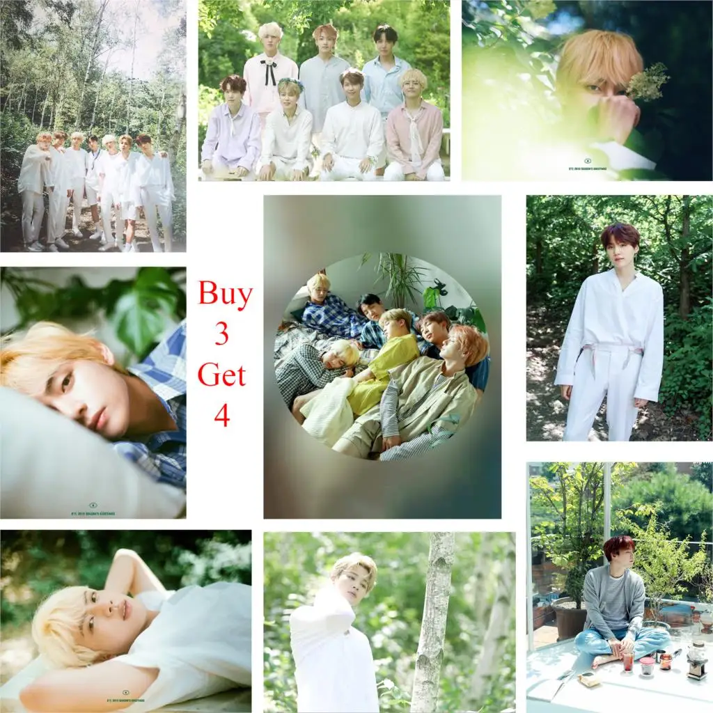 

BTS Season's Greeting 2019 Posters Glossy Paper Prints Home Bedroom Living Room Decoration
