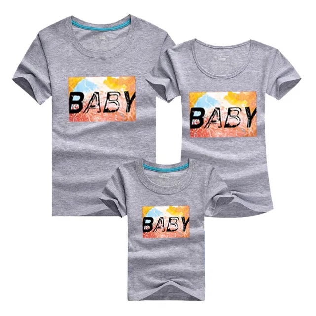 Aliexpress.com : Buy Hot Family t shirts mother father baby short ...