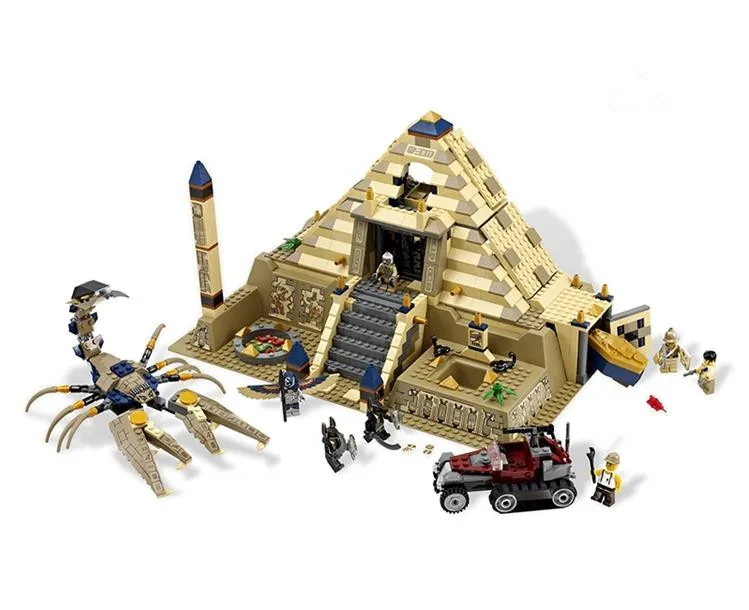 

Lepin 31001 822Pcs Egypt Pharaoh Series The Scorpion Pyramid Children Educational Building Blocks Bricks Toys Model Gifts 7327