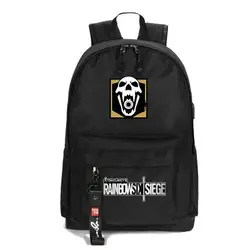 Японского аниме rainbow six осада световой Косплей Bookbag Рюкзак сумка школьная сумка