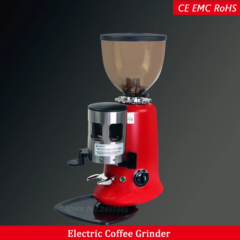 flat wheel conical hopper burr coffee grinder mill electric 6 9 kg/hour