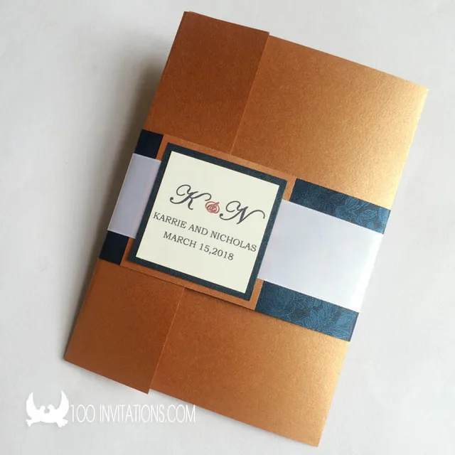 natural auburn pocketfold wedding