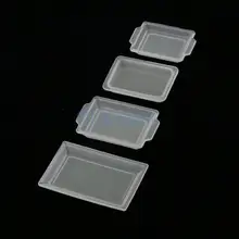 4 шт. 1:12 весы еда поднос для подачи напитков куклы дом миниатюрные украшения белый