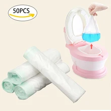 Bin-Bags Potty Potties-Liners Training-Toilet-Seat Disposable Travel with Drawstring