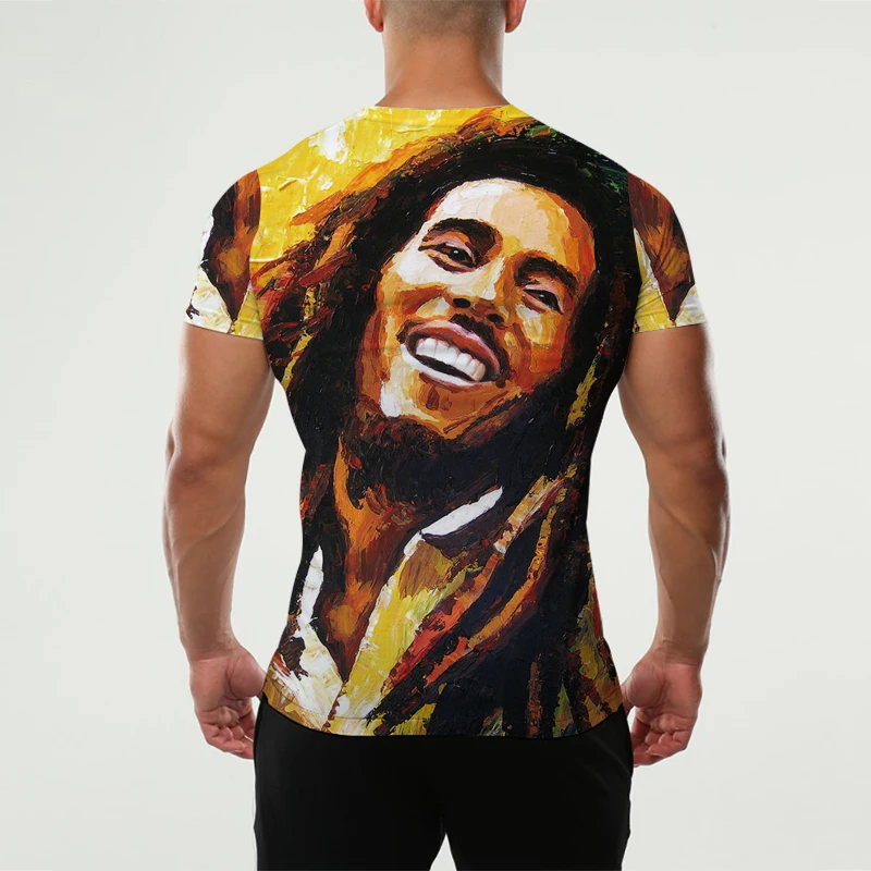 KYKU Bob Marley Shirt 3d T Shirt Men Clothes Funny T Shirts Mens Clothing Short Sleeve Hip Hop Tshirt Streetwear Summer 2018 New KYKU Bob Marley Shirt 3d T Shirt Men Clothes Funny T Shirts Mens Clothing Short Sleeve Hip Hop Tshirt Streetwear Summer 2018 New