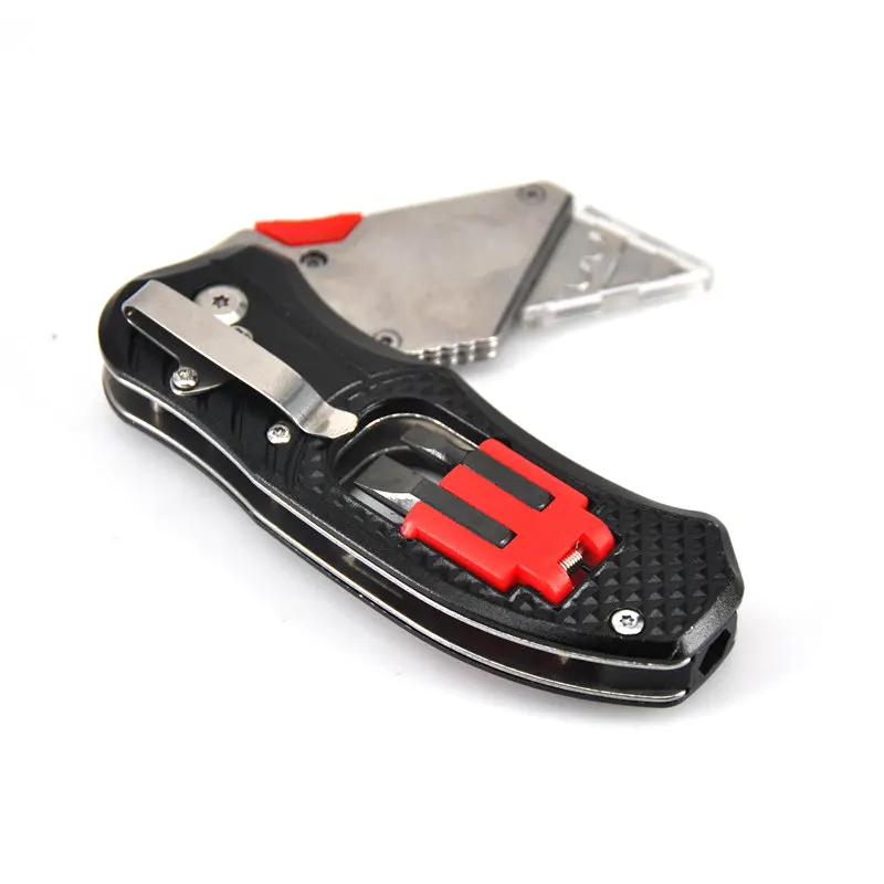 

Heavy Duty Knife Pipe Cutter Folding Utility Knife Multitool Electrician Knives Combat Military EDC Hand Tools With 5PCS Blade