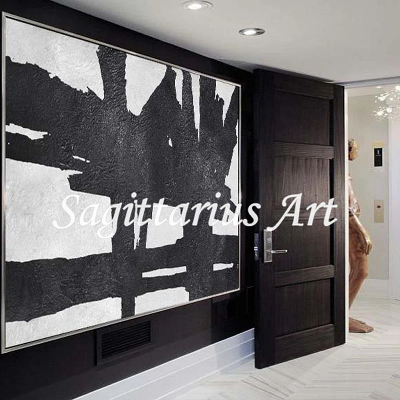 

Hand Painted High Quality Abstract Extra Large Horizontal Unique Modern Abstract Oil Painting Canvas Wall Living Room Artwork