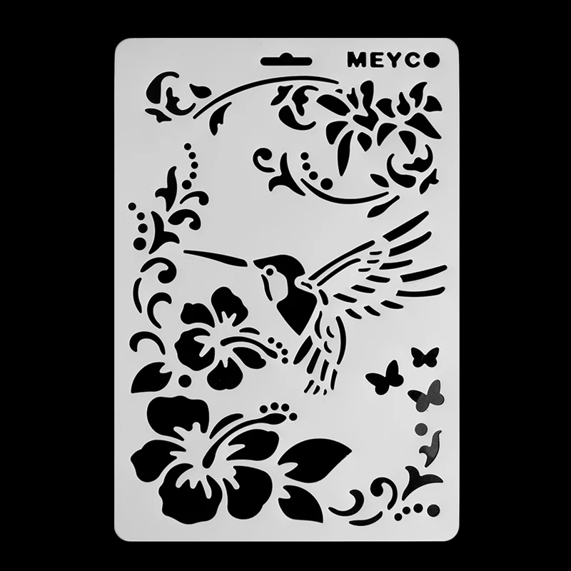 

DIY Craft Birds Walls Painting Scrapbooking Decorative Embossing Paper Cards C26