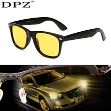 Очки ночного видения для фар Поляризованные Вождения Солнцезащитные очки желтые линзы UV400 защиты ночь очки для водителя лучи 2140