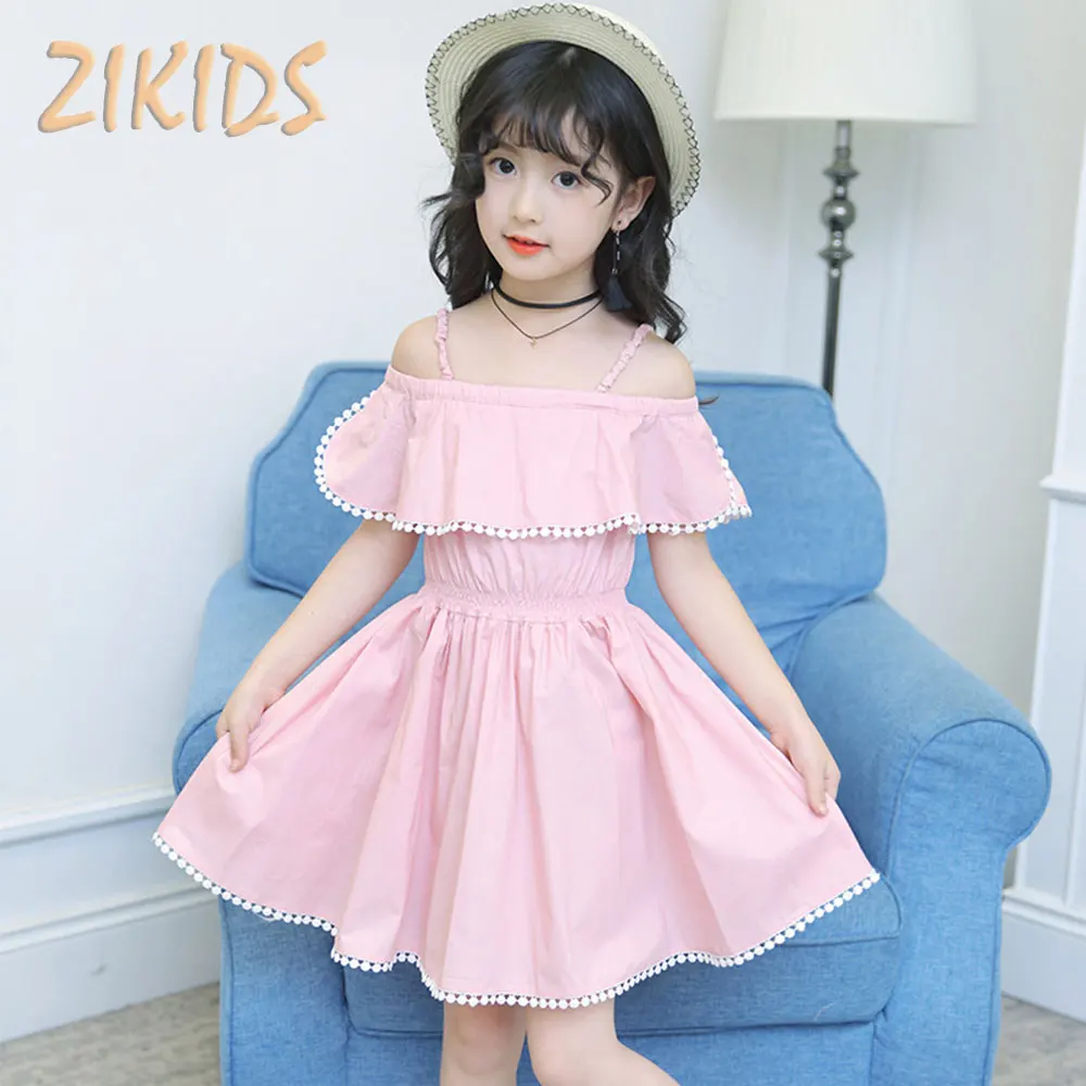 Fashion Girl Dress Summer 2017 New Off Shoulder Dresses