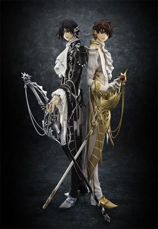 

2pcs/set kururu suzaku CODE GEASS Lelouch of the Rebellion Action Figure PVC New Collection figures toys brinquedos Collection
