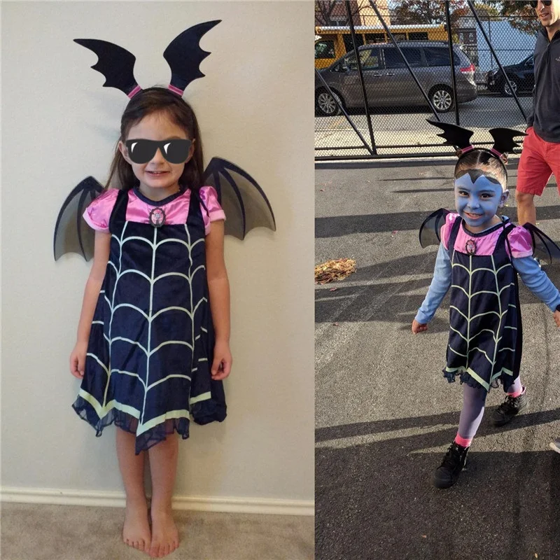 2018 Vampirina Dresses Summer Brand Baby Kid Clothes Elsa Junior