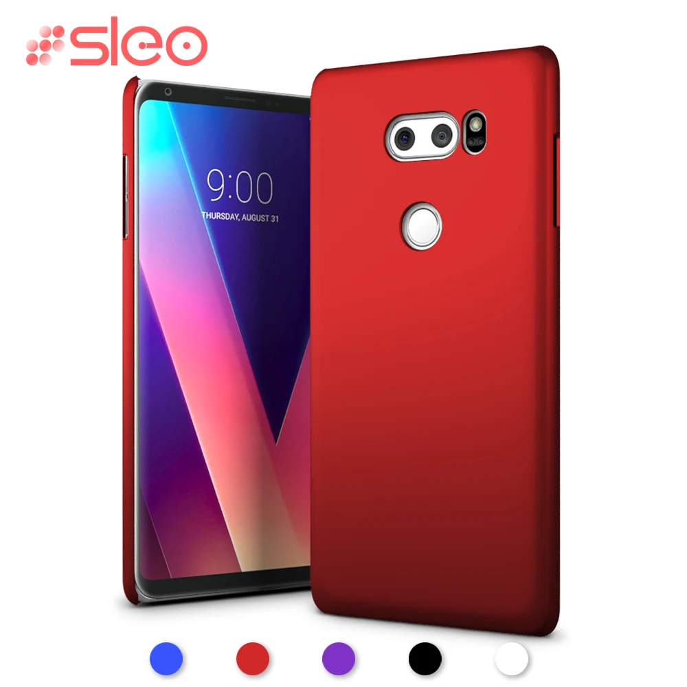 SLEO Hard PC Back Case For LG V30 Ultra Thin Matte Protective Case For