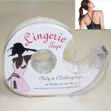 Модная лента 3 метра Двухсторонняя клейкая безопасная лента-заменитель нижнего белья одежда для тела прозрачная лента для бюстгальтера медицинская водонепроницаемая лента V Шея