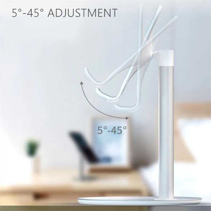  ETECLA Universal Mobile Phone Holder Desk Lazy Phone Stand For Ipad Iphone Samsung Xiaomi Abs Metal