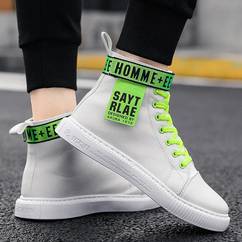 High Help Canvas Shoe Street Wind Youth Mens Shoes Casual Men Male Motion Leisure Shoe Tenis Masculino Adulto Sneakers Trainers