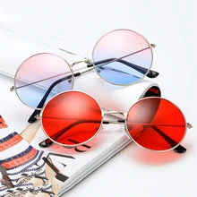 MLLSE, Ретро стиль, круглые солнцезащитные очки, для женщин, одноцветные и океанские линзы, солнцезащитные очки, фирменный дизайн, металлическая оправа, круглые женские солнцезащитные очки