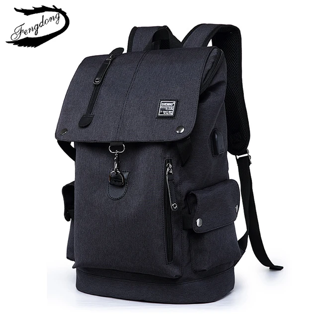 Us 15 38 45 Off Fengdong Men Backpack 2018 Shoulder Bag Male Fashion Best Travel Backpacks Everyday Bagpack Laptop Bags For Ager Boy Mochila In Fengdong Men Backpack 2018 Shoulder Bag Male Fashion Best Travel Backpacks Everyday Bagpack Laptop Bags For