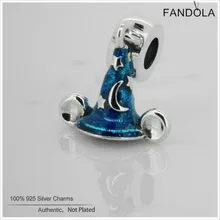 Мышка Scrcerer's Hat Charms подходит к оригинальному бренду браслет из стерлингового серебра 925 пробы очаровательные бусины для изготовления ювелирных изделий подарок любителю Berloque