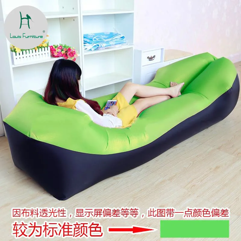 

Louis Fashion Garden Sofas Slacker Single Air Cushion Simple Outdoor Bed Portable