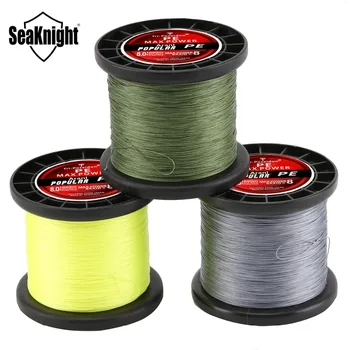 

SeaKnight Tri-Poseidon Fishing Line 1000M 8 Strands Braided PE Fishing Rope 20-100LB Multifilament CarpTackle Free Shipping
