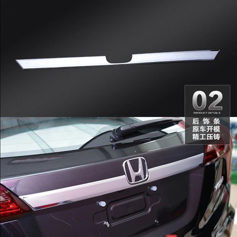 Для Honda HRV HR-V Vezel ABS Хромированная внешняя задняя дверь багажника Накладка декоративные автомобильные аксессуары