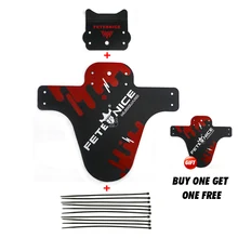 

FETESNICE mudguard cycling accessories mtb fenders bicycle mudguard front/rear bike mudguard red color