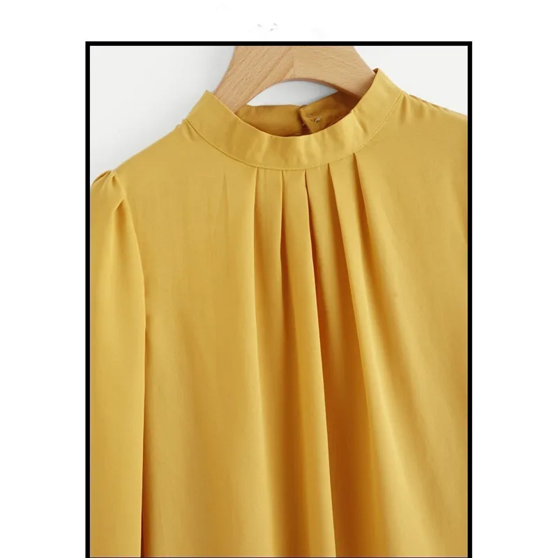 

Womens Tops And Blouses Shirt Blouse Shirts Tops Moda 2018 White Ladies Chiffon Summer Long Sleeve