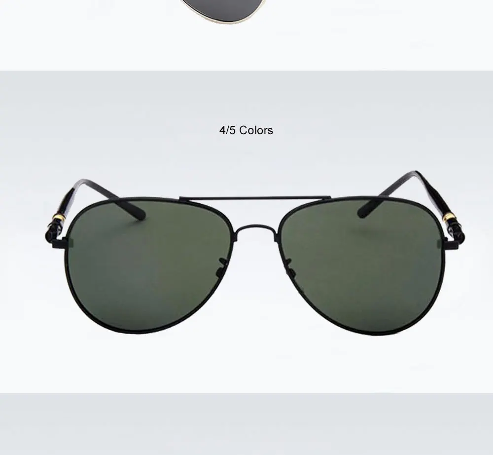 VEGA Eyewear Classic Aviation Sunglasses Polarized Authentic Navy Air Force Sunglasses Me ( (9)
