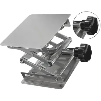 

1PCS Stainless Steel Adjustable Drill Lift Laboratory Lifting Platform Table Bench Lifter Router Shank Height Woodworking Lab