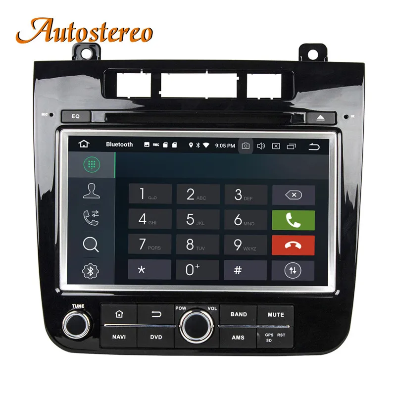 Автостерео Android 9 PX5/PX6 автомобильный dvd-плеер gps навигация для VW TOUAREG 2010- головное устройство мультимедийный плеер магнитофон