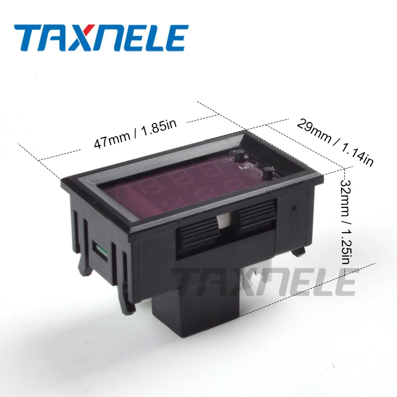 DC 12V 10A светодиодный цифровой мини термостат настраиваемый регулятор температуры