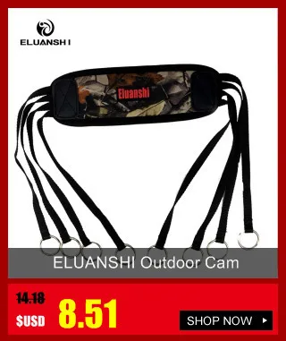 ELUANSHI Outdoor Camouflage Hunting Bags Pouches Bird Duck Strap Hanger Game Carrier Belt Holder Brown Color Accessories Genuine