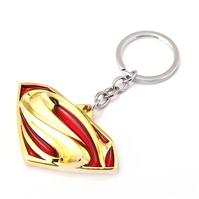 Брелок для ключей со знаком Супермена фильм брелоки для подарка брелок для ключей от автомобиля chaveiro ювелирные изделия брелок Сувенир YS11479