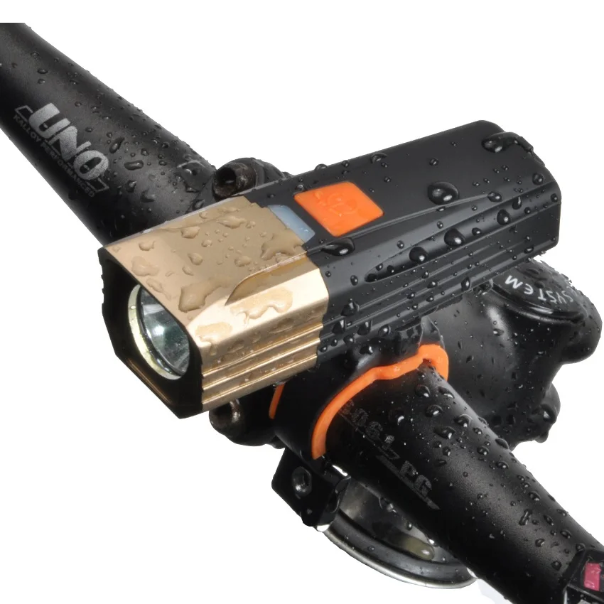 Розовый Waterproof Bicycle Light USB Charging Bike Front Light Flashlight Handlebar Cycling Head Light Front Lamp led headlight cycle - Цвет: Розовый