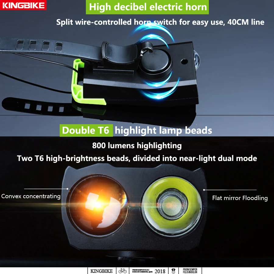 Top BATFOX Smart Bicycle Light Bike Headlight LED Taillight USB Rechargeable Touch Flashlight MTB Cycling Lantern For Bicycle Lamp 4