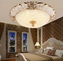 Круглый потолочный светильник гостиная простой европейский стиль свет в спальне творческий балкон свет светодио дный прохождения лампа
