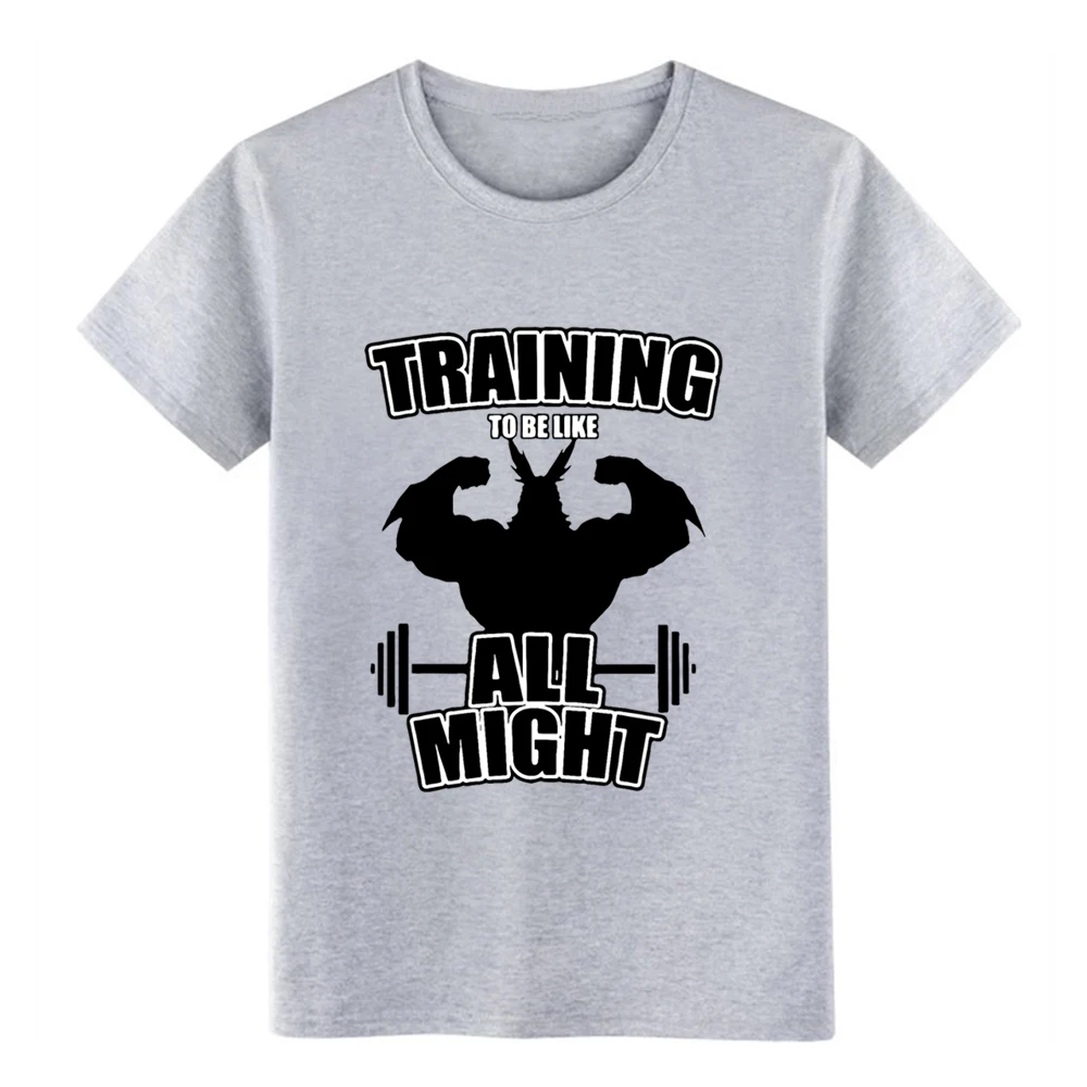 Men s all might t shirt Designs Short Sleeve Crew Neck Natural Interesting New Style summer Family shirt