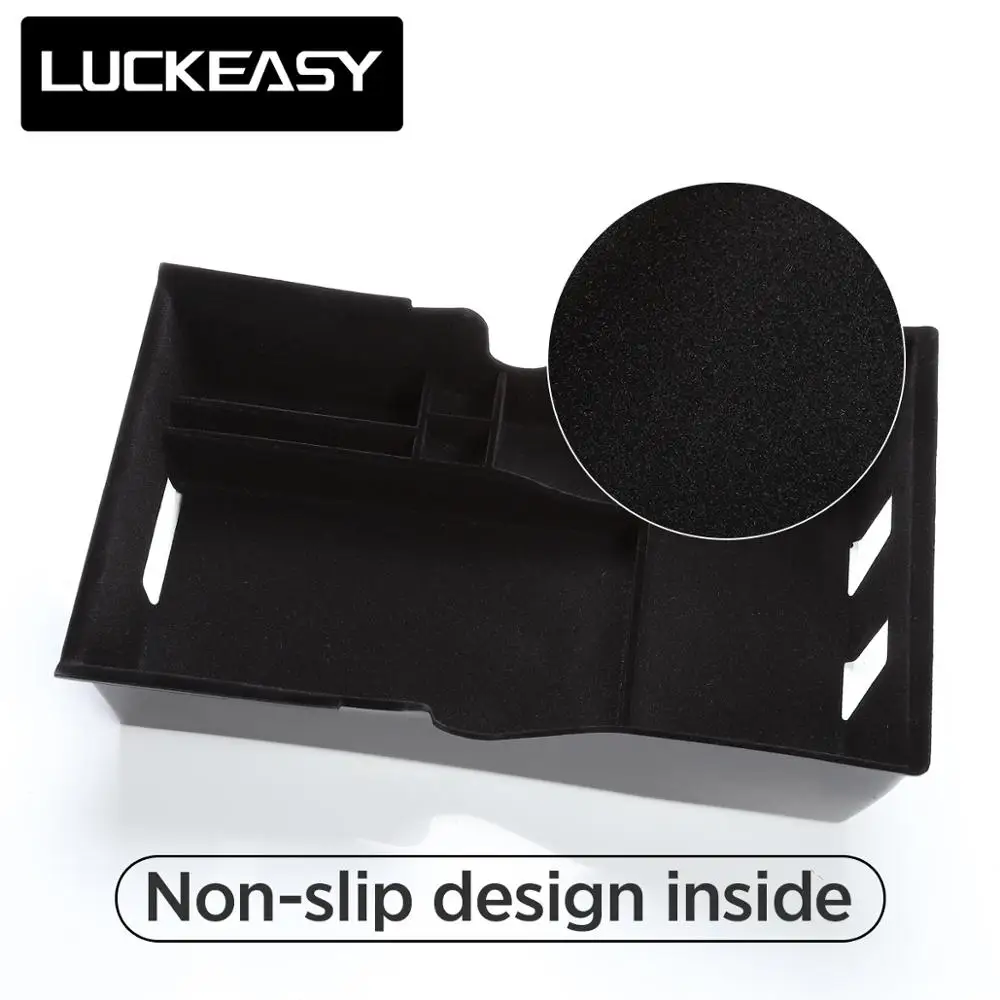  LUCKEASY Car Central storage Box for Tesla Model 3 2017 - 2019 Interior Accessories Stowing Tidying