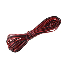 22awg провод 2pin луженая медная Изолированная ПВХ Проводная проволока 22 awg электрический кабель для светодиодной ленты провод освещения 10 м/лот F