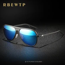 RBEWTP Ретро Мужские поляризационные солнцезащитные очки мужские водительские пилотные алюминиевые магниевые солнцезащитные очки Роскошные Gafas De Sol shades женские
