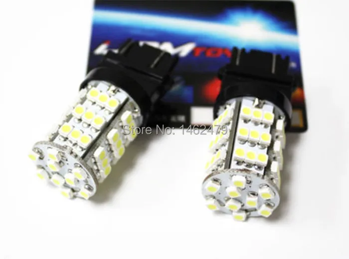 HID белый 6000k 3157 P27/7 W 54-SMD автомобильный светильник светодиодный источник света для 2011& up Jeep Grand Cherokee дневные ходовые огни