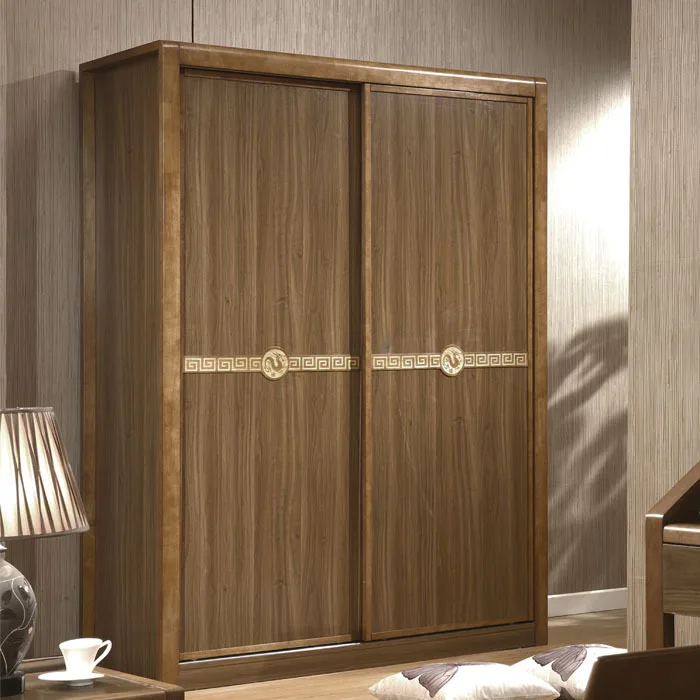 Residential Furniture Chinese Minimalist Wood Sliding Door